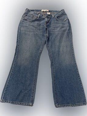 Levi’s 501 Slouch Jeans Womens 18M Wide Leg Denim Missing Buttons AS IS